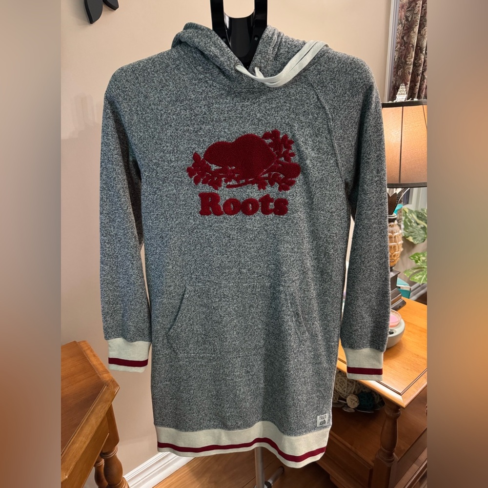 Roots Salt & Pepper Cabin Fleece Dress